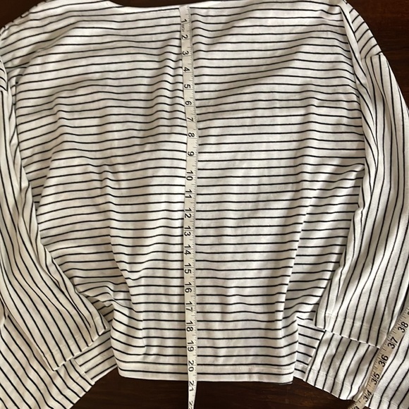 1. State Womens Soho Twist-back Striped Top New - Picture 10 of 12
